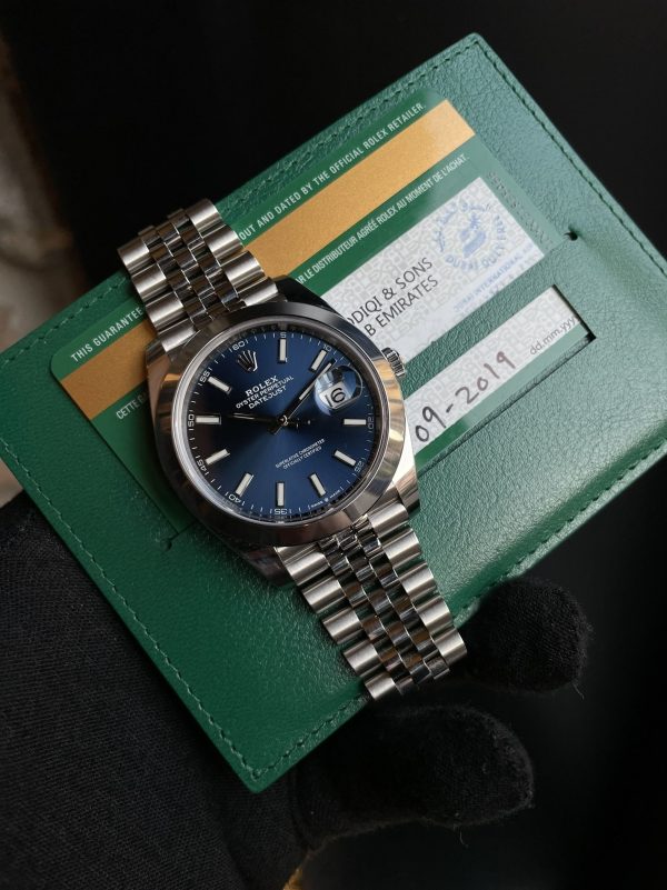 Rolex Datejust 41 mm 126300 Jubilee Blue