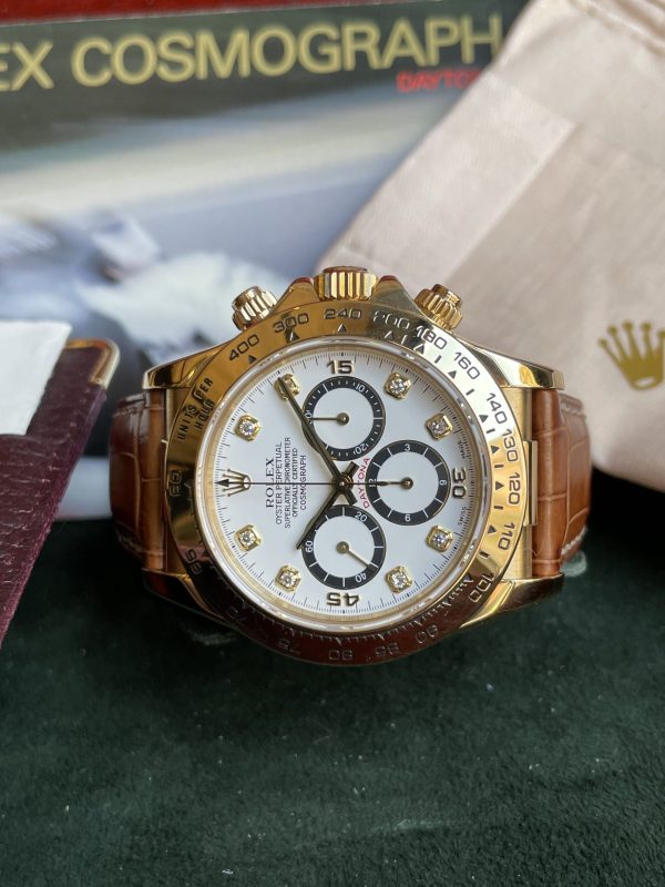 Rolex Daytona 16518 Zenith 6 inverted Diamonds Dial