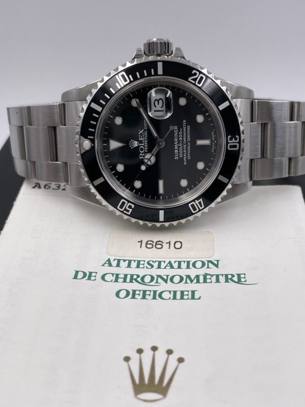 Rolex Submariner 16610 with Paper from 1999