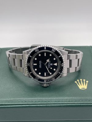 Rolex Submariner (No Date) 5513 Full set super spider craquele dial Never polished