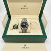 Rolex Datejust 36 126234 White Gold bezel Jubilee Black NEW