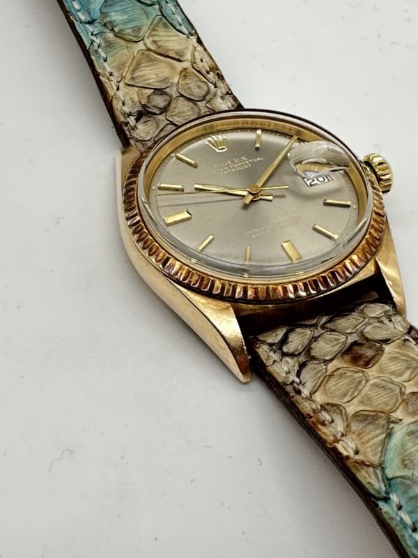 Rolex Datejust 1601 Gold from 1969 Rare Grey Dial