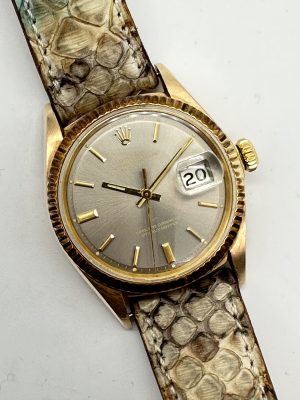 Rolex Datejust 1601 Gold from 1969 Rare Grey Dial