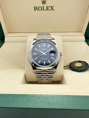 Rolex Datejust 126300 New 2022 41 mm Jubilee Blue Index