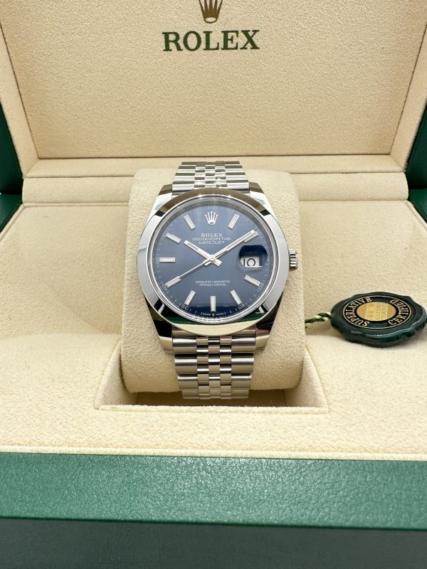 Rolex Datejust 126300 New 2022 41 mm Jubilee Blue Index