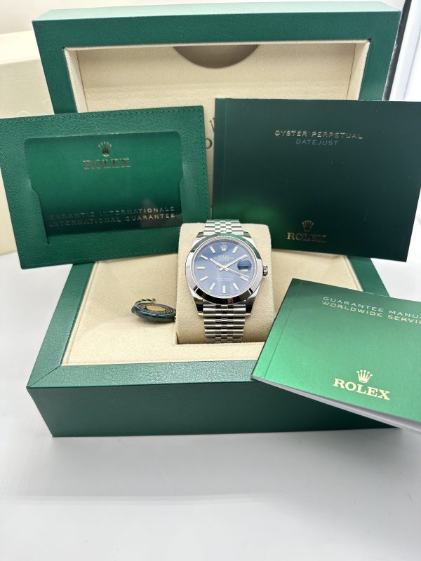 Rolex Datejust 126300 New 2022 41 mm Jubilee Blue Index