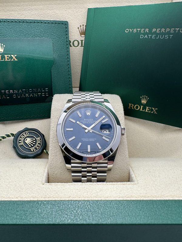 Rolex Datejust 126300 New 2022 41 mm Jubilee Blue Index