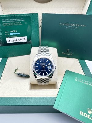 Rolex Datejust 126300 New 2022 41 mm Jubilee Blue Index