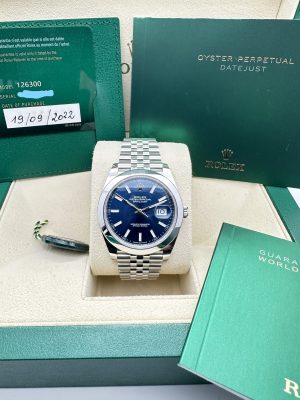 Rolex Datejust 126300 New 2022 41 mm Jubilee Blue Index