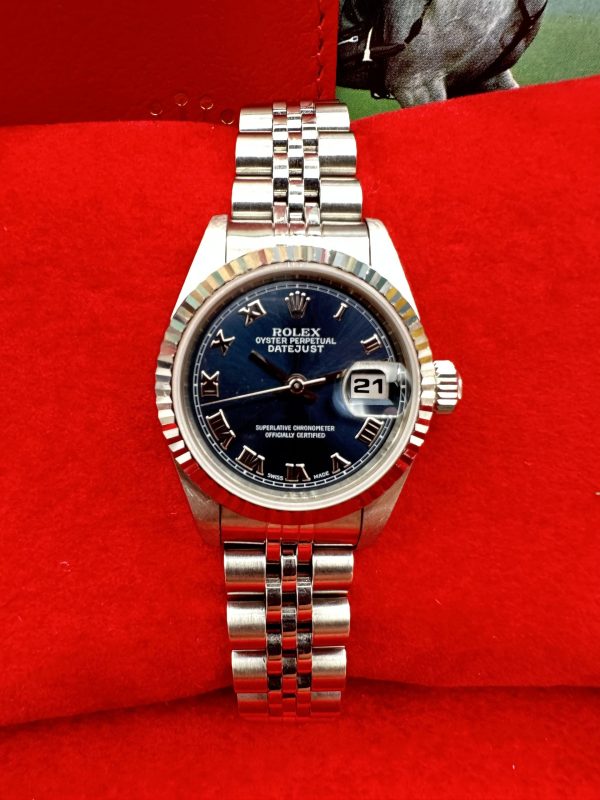 Datejust Lady 26 mm Full Set Like new Blue Dial