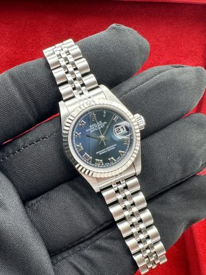 Datejust Lady 26 mm Full Set Like new Blue Dial