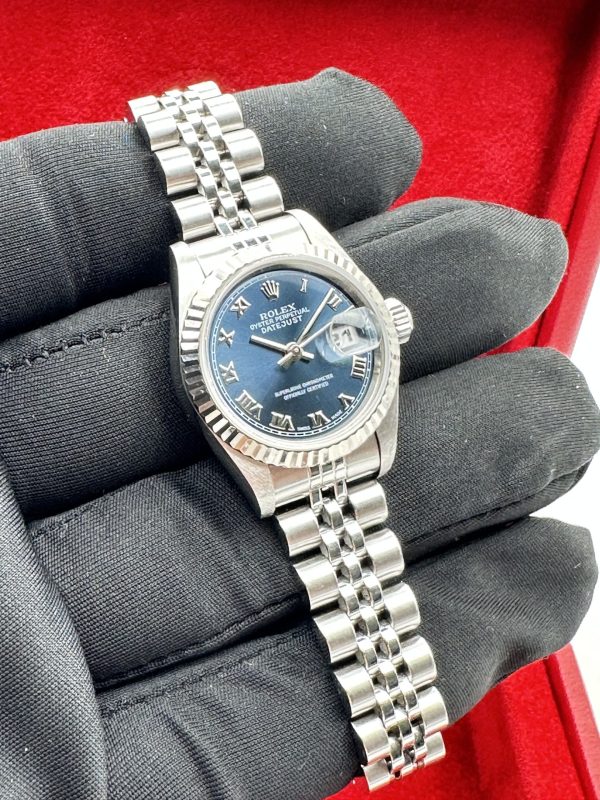 Datejust Lady 26 mm Full Set Like new Blue Dial