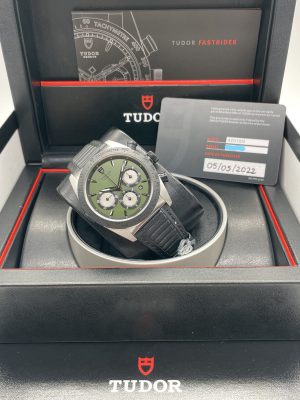 Tudor Fastrider Chronograph Dial Green 42mm New 2022 Full Set