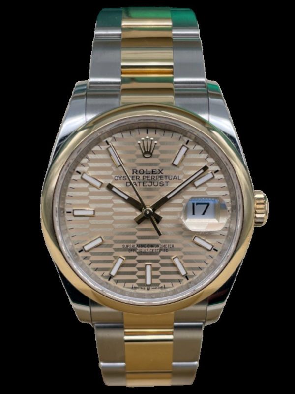 Rolex Datejust 36 Champagne Motif New 2023