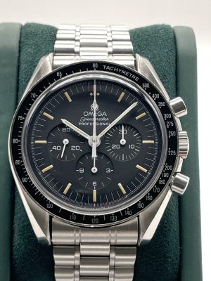 Omega Speedmaster Moonwatch Tritium Dial Nice Patina Original Paper