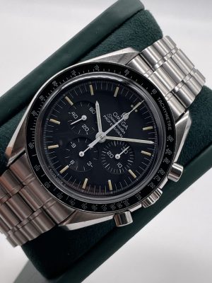 Omega Speedmaster Moonwatch Tritium Dial Nice Patina Original Paper