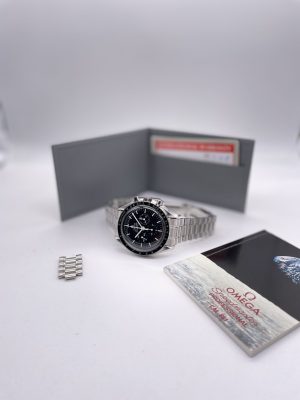 Omega Speedmaster Moonwatch Tritium Dial Nice Patina Original Paper