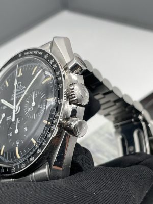 Omega Speedmaster Moonwatch Tritium Dial Nice Patina Original Paper