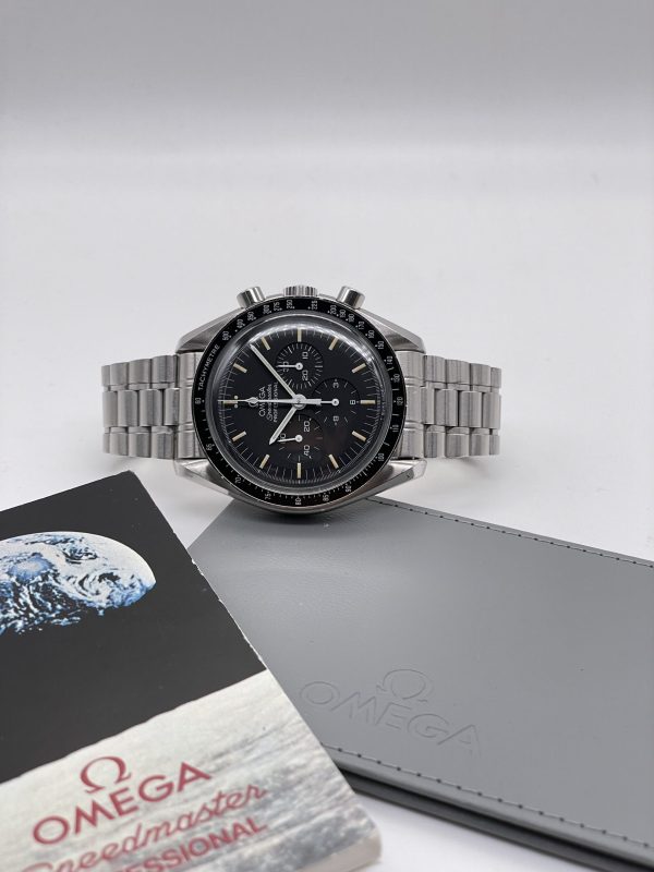 Omega Speedmaster Moonwatch Tritium Dial Nice Patina Original Paper