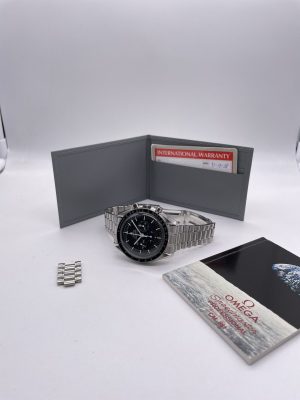 Omega Speedmaster Moonwatch Tritium Dial Nice Patina Original Paper