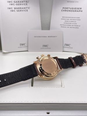 IWC Chronograph Portuguese Rose Gold 2018 Full Set