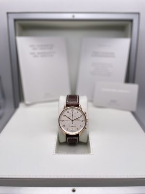 IWC Chronograph Portuguese Rose Gold 2018 Full Set