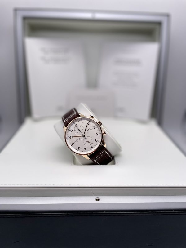 IWC Chronograph Portuguese Rose Gold 2018 Full Set