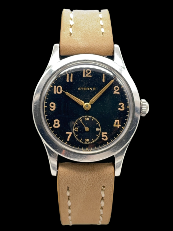 Eterna Black Gilt Radio Dial From 1949