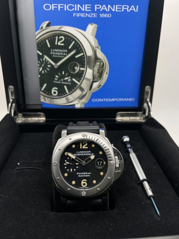 Luminor Submersible Tritium Dial Full Set Like New