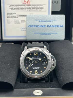 Luminor Submersible Tritium Dial Full Set Like New