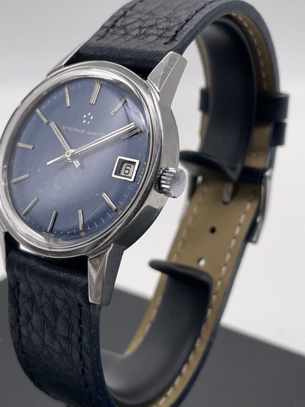 Eterna Matic From 1960 Blue Dial