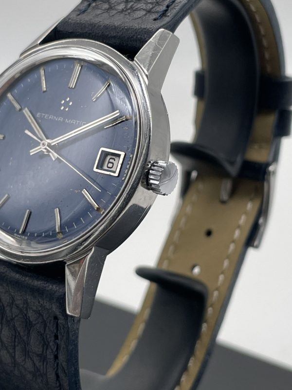 Eterna Matic From 1960 Blue Dial