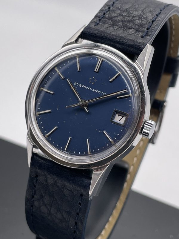 Eterna Matic From 1960 Blue Dial