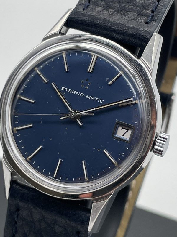 Eterna Matic From 1960 Blue Dial