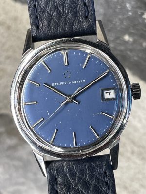 Eterna Matic From 1960 Blue Dial