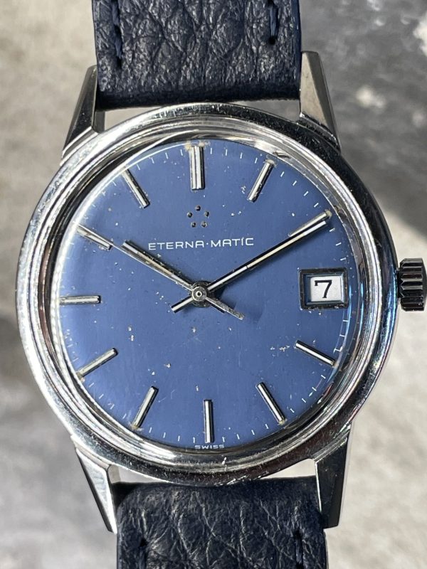 Eterna Matic From 1960 Blue Dial