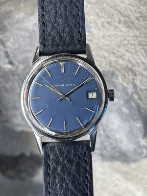 Eterna Matic From 1960 Blue Dial