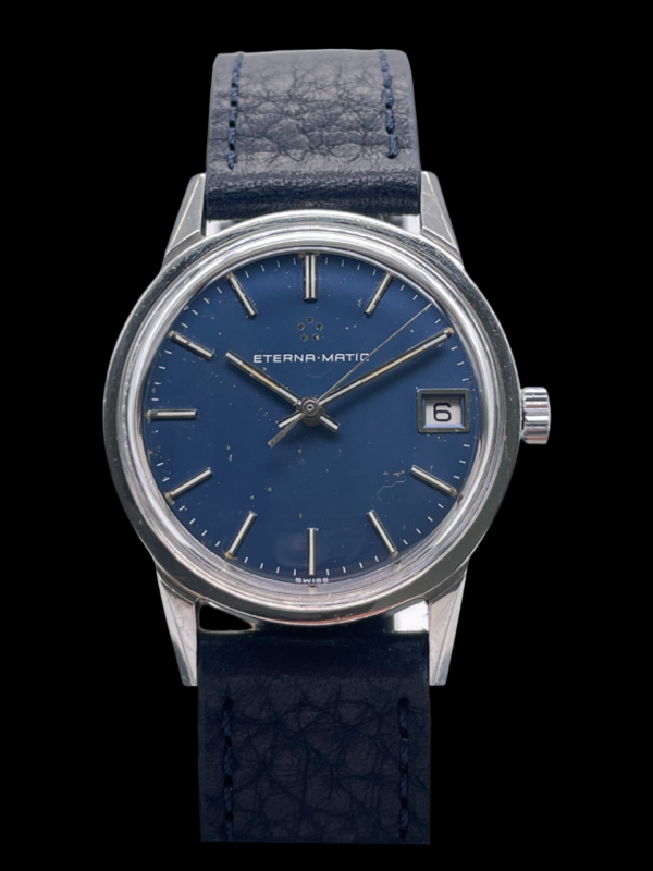 Eterna Matic From 1960 Blue Dial