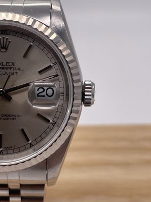 Rolex Datejust 16234 Silver Like New With Paper From 1996