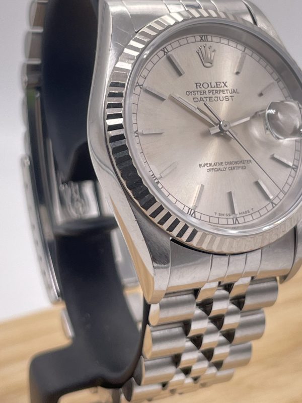 Rolex Datejust 16234 Silver Like New With Paper From 1996