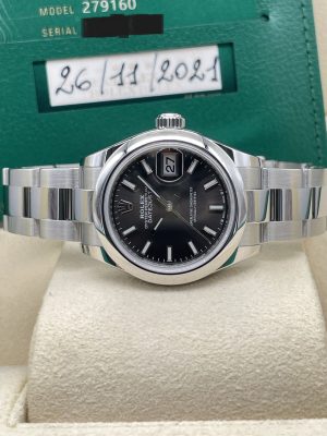 Rolex Datejust 28mm Nos New 2021 Dark Grey Rhodium Full Set