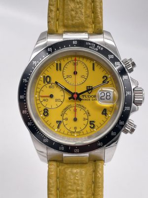 Tudor Prince Date Very Rare Yellow Dial By Rolex 40 mm From 97 Years