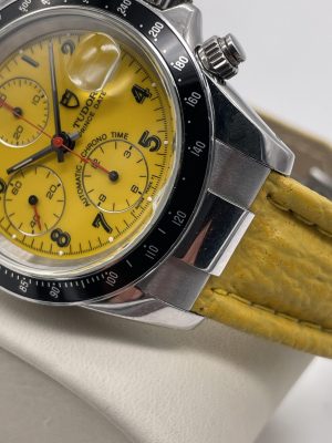 Tudor Prince Date Very Rare Yellow Dial By Rolex 40 mm From 97 Years