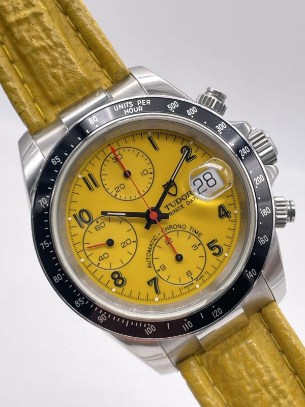 Tudor Prince Date Very Rare Yellow Dial By Rolex 40 mm From 97 Years