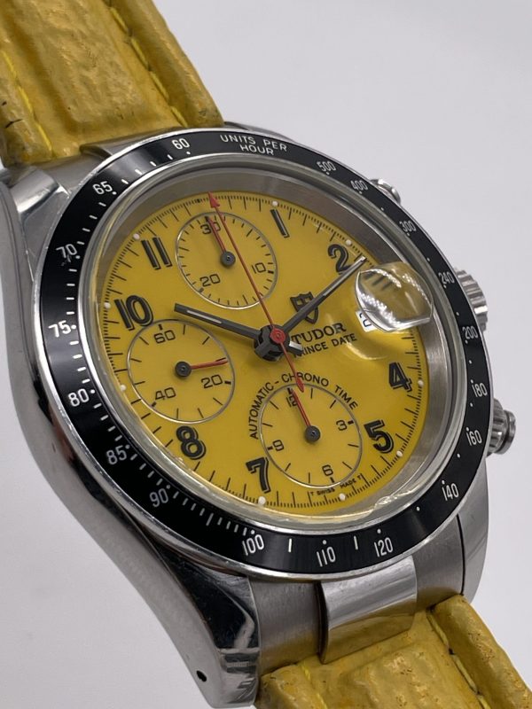 Tudor Prince Date Very Rare Yellow Dial By Rolex 40 mm From 97 Years