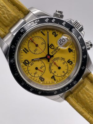 Tudor Prince Date Very Rare Yellow Dial By Rolex 40 mm From 97 Years