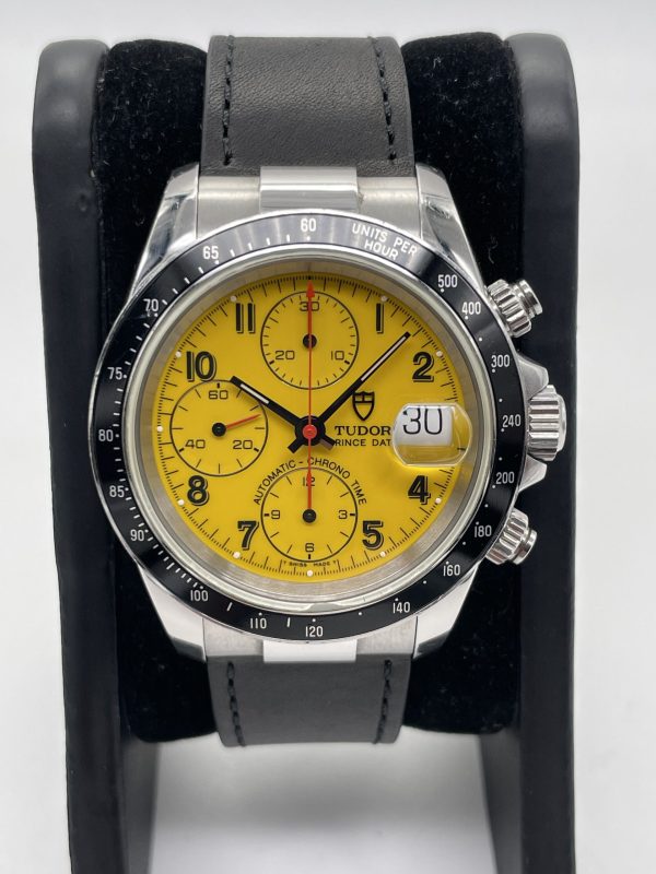 Tudor Prince Date Very Rare Yellow Dial By Rolex 40 mm From 97 Years