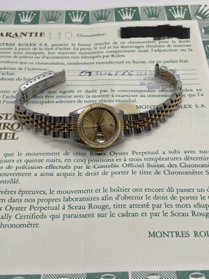 Rolex Datejust Lady 26 mm 69173 Paper