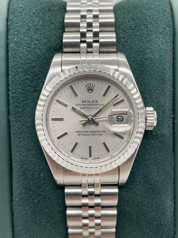 Rolex Lady-Datejust 26mm Silver Dial With Paper