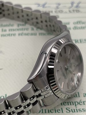 Rolex Lady-Datejust 26mm Silver Dial With Paper